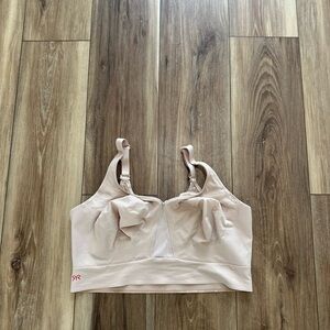 Ruby Ribbon Women's demiette matte beige bra size 46